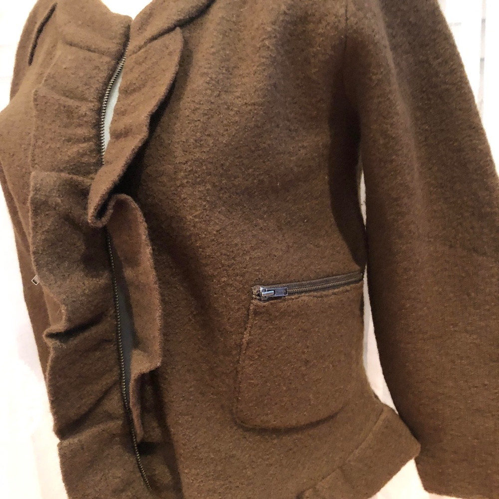 Loft Ruffle Zip Jacket - image 2